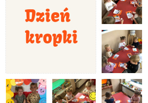 Dzieci wykonują pracę plastyczną