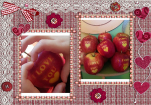 Walentynkowe jabłka