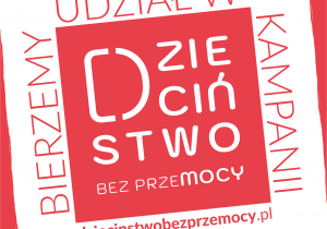 Logo kampanii Dzieciństwo Bez Przemocy