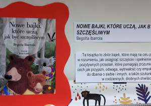 Gazetka ścienna z propozycjami książek, które warto przeczytać