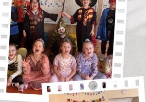 Dzieci pozują do wspólnego zdjęcia