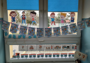 Kącik w sali dotyczący praw dziecka