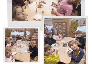 Dzieci wykonują pracę plastyczną