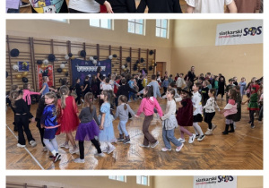 Dzieci tańczą w kole