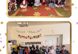 Dzieci pozują do zdjęcia