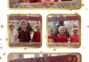 Dzieci pozują do zdjęcia