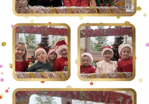 Dzieci pozują do zdjęcia