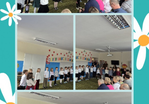 Dzieci tańczą i mówią wierszyki