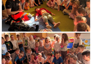 Spotkanie przedszkolaków z ratownikami medycznymi