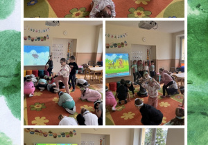 Zabawa w żabki i bociany