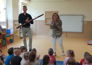 Dzieci w trakcie koncertu Audycji Muzycznych