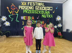 XX Festiwalu Piosenki Dziecięcej- Przedszkolna Nutka.