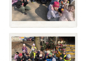 Dzieci spacerują po mieście