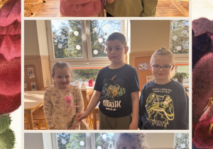 Chłopcy wręczają dziewczynkom ręcznie wykonane róże z mydła