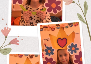 Dziewczynki pozują do zdjęcia