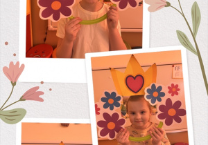 Dziewczynki pozują do zdjęcia