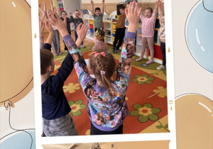 Dzieci tańczą i śpiewają